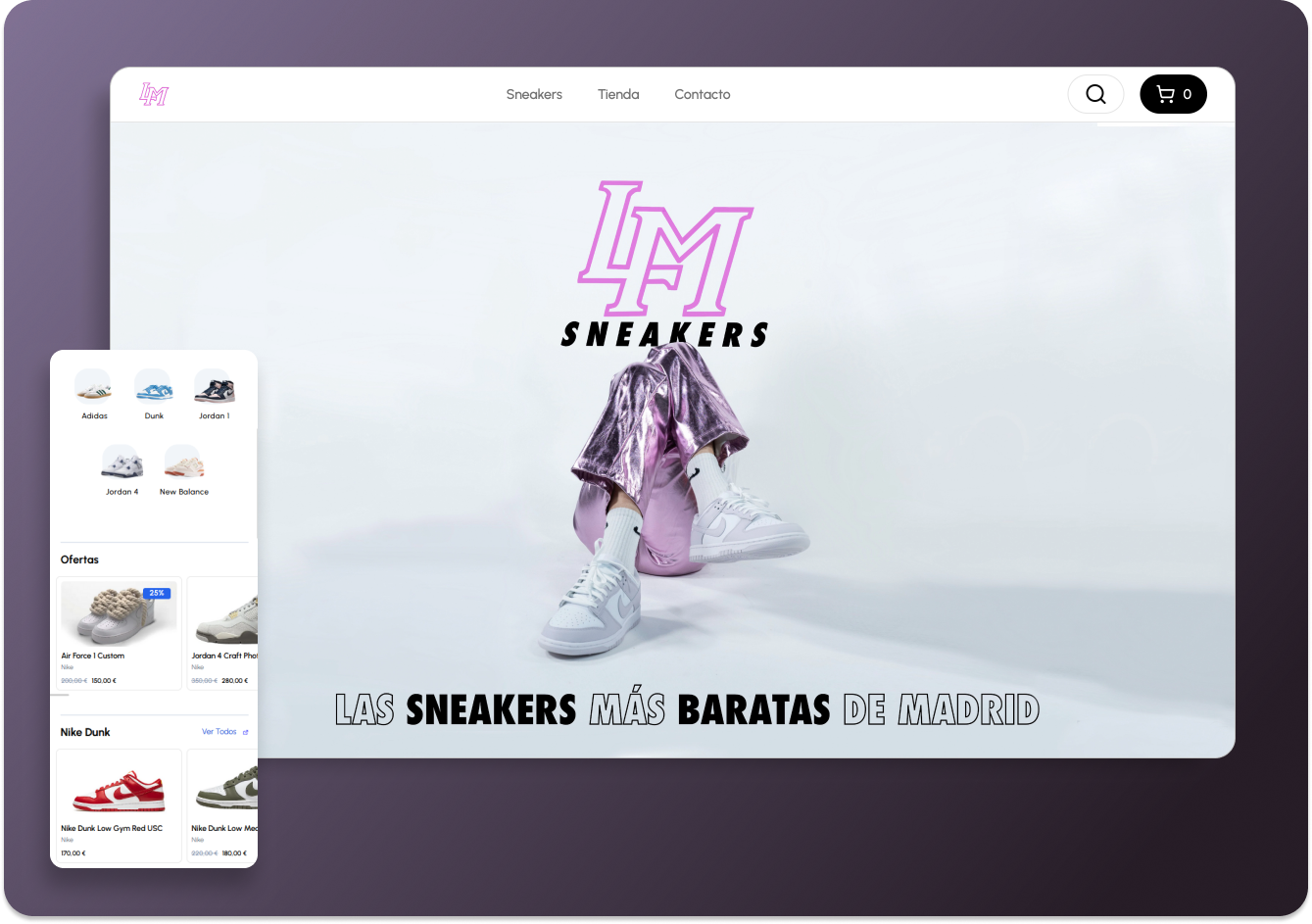 Lanzamiento de LM Sneakers en el E-Commerce